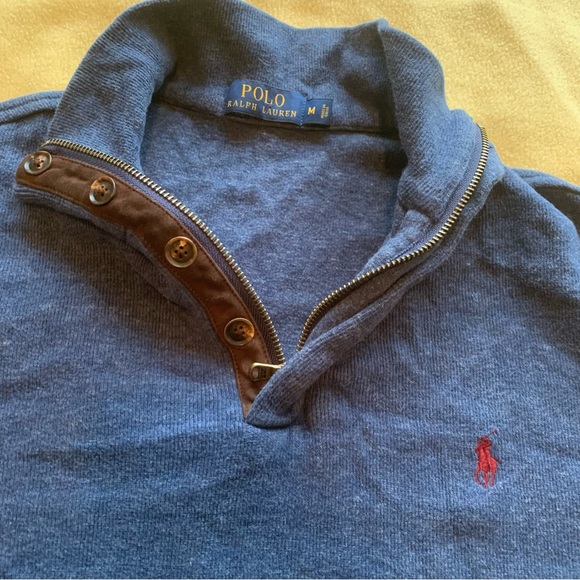 Polo by Ralph Lauren 1/4 zip, medium - Picture 4 of 5